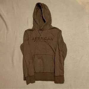 Tan American Eagle Hoodie